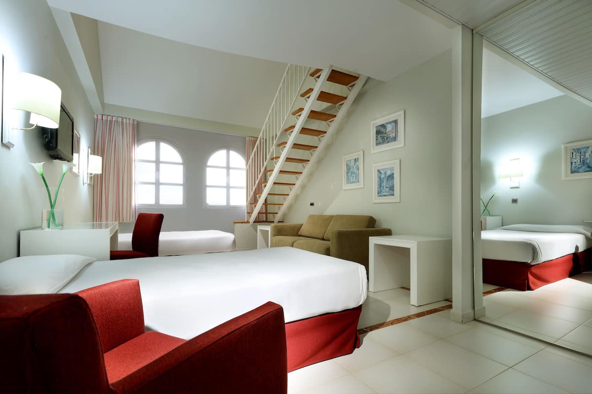 Family Room (for 4 people) | Minibar, in-room safe, desk, laptop workspace