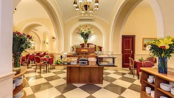 Petit déjeuner buffet (15 EUR par personne)