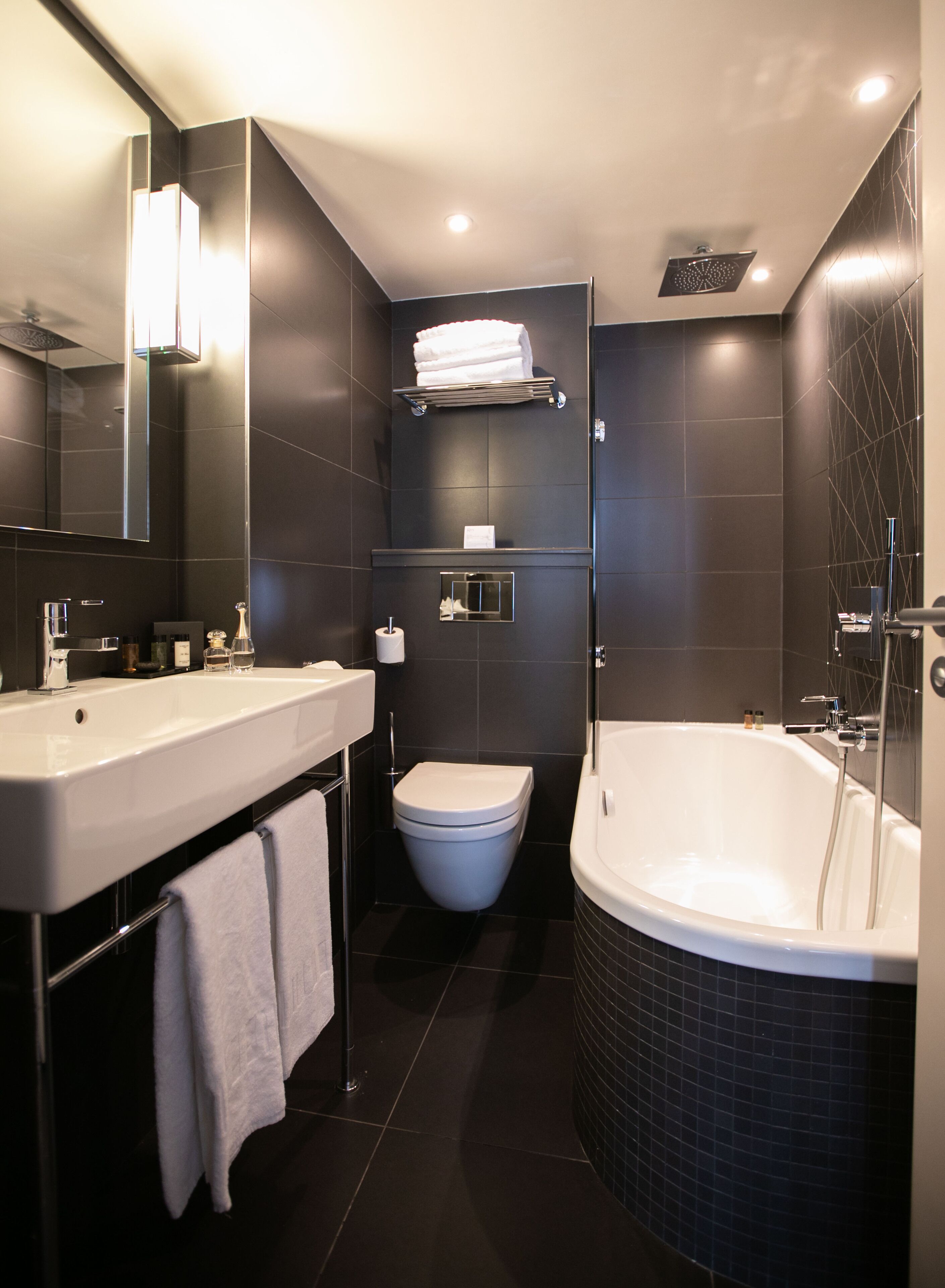 privilege double or twin | bathroom | free toiletries, hair dryer, slippers, towels