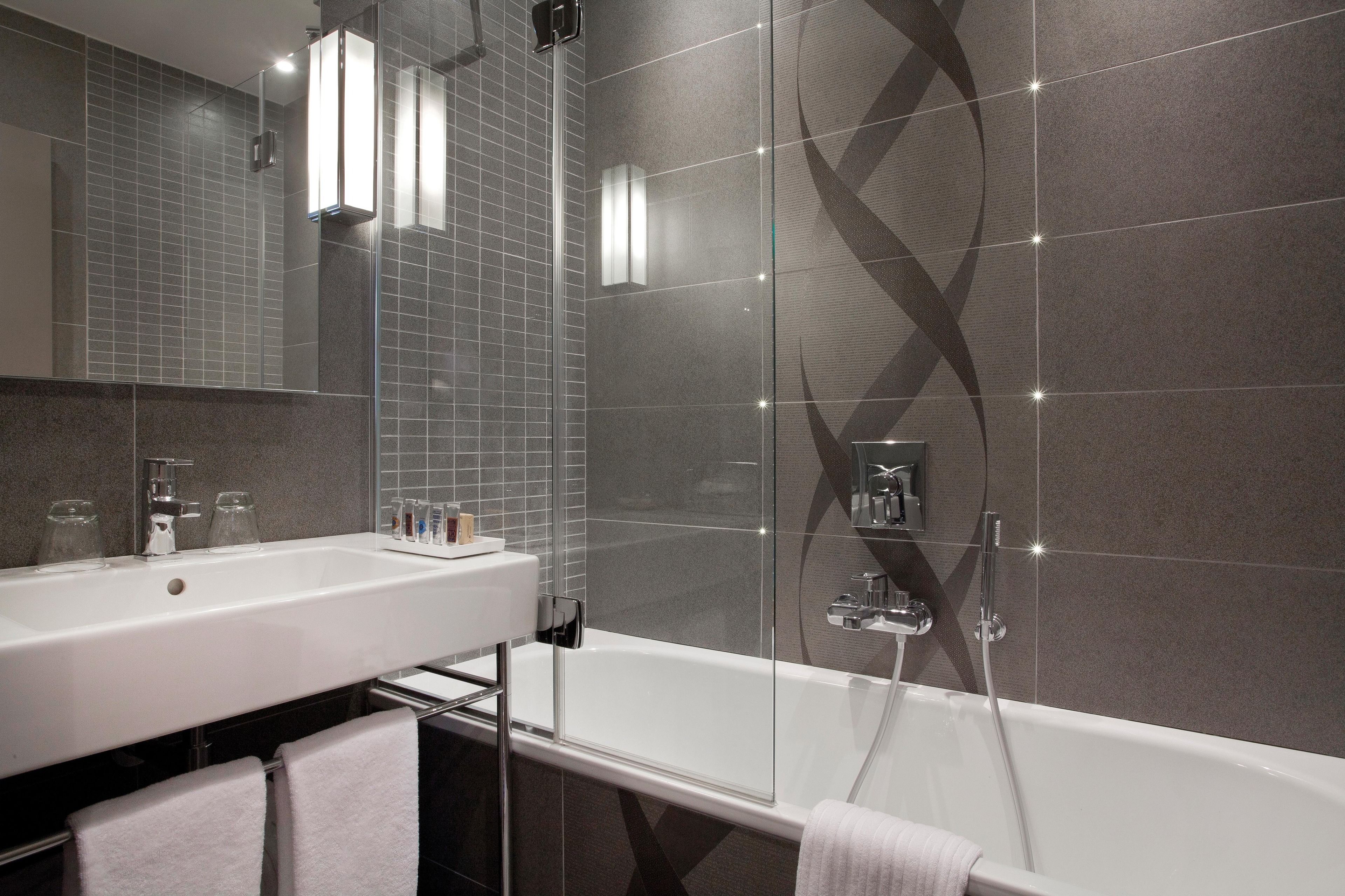 free toiletries, hair dryer, slippers, towels