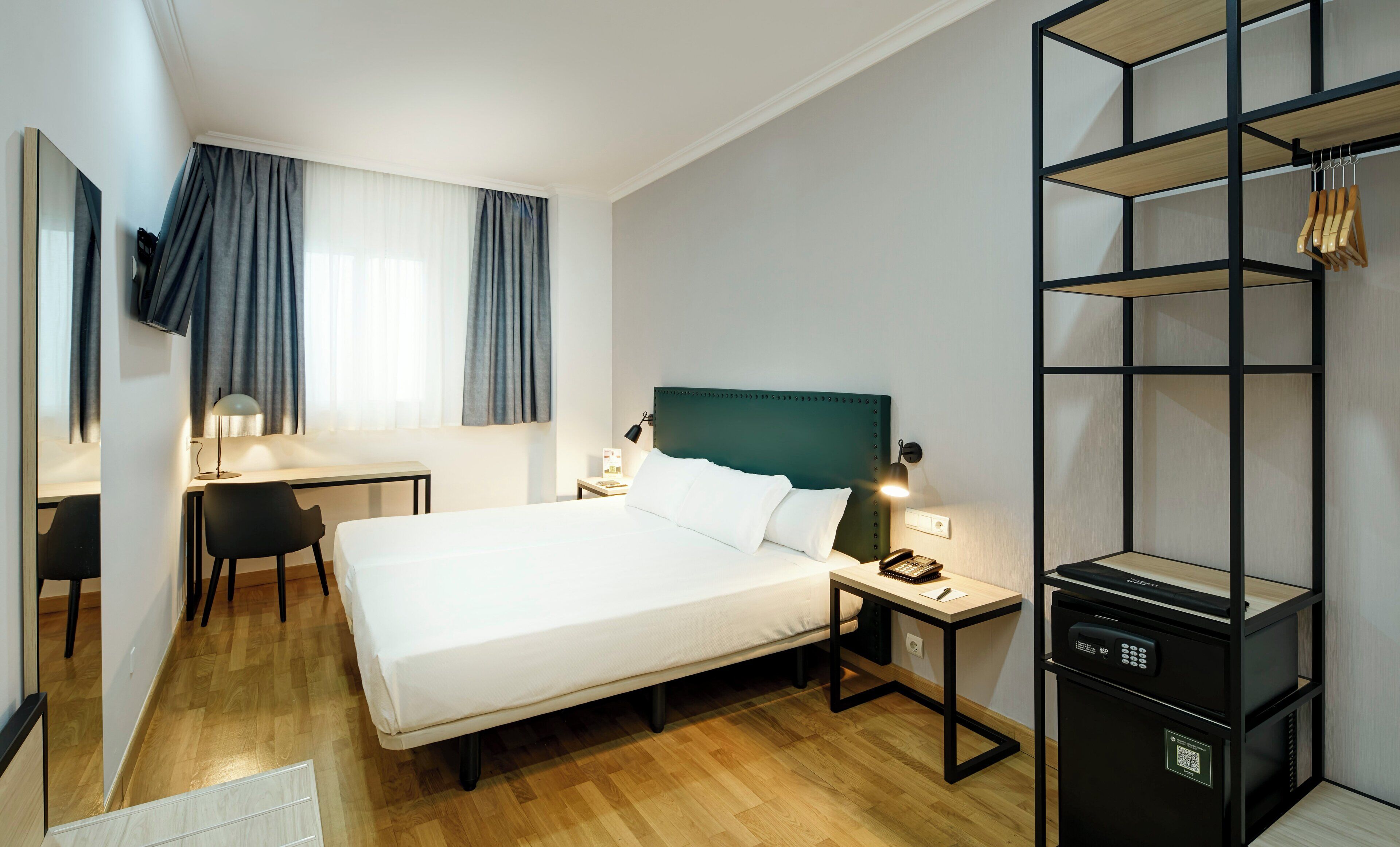 Minibar, in-room safe, desk, blackout drapes