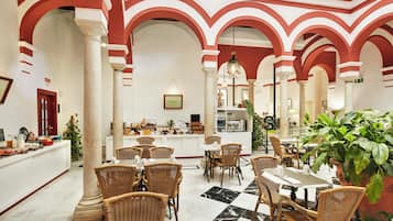 Daily buffet breakfast (EUR 15 per person)