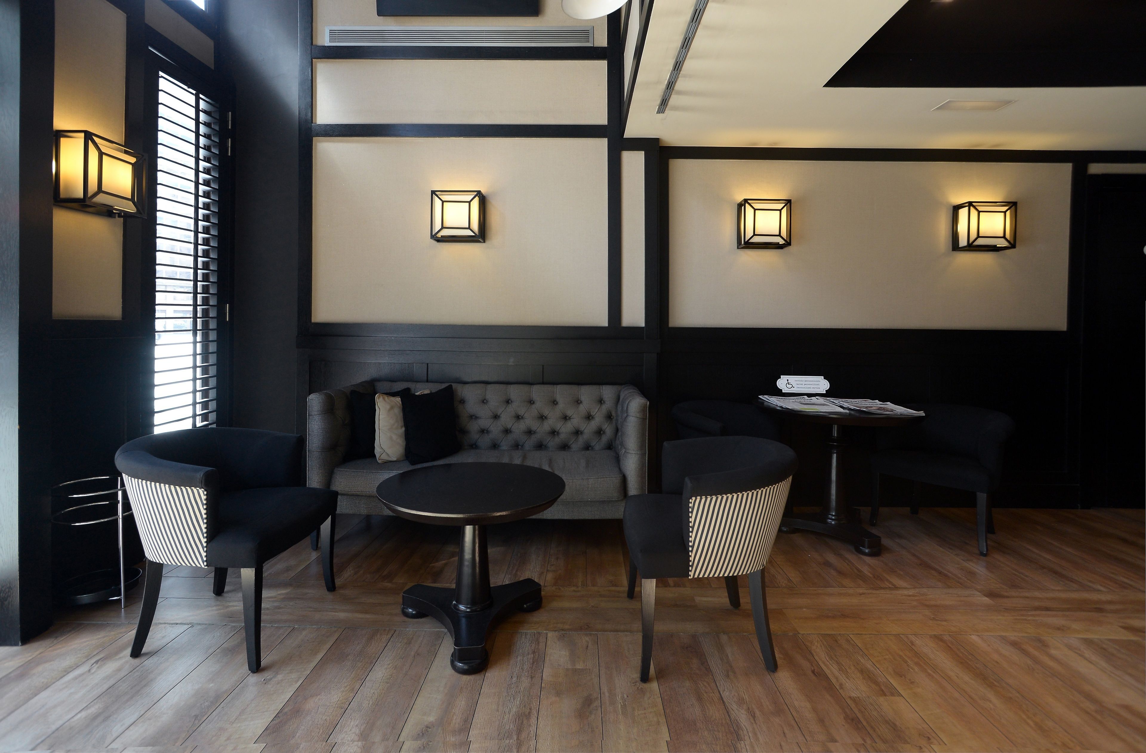 Sitteområde i lobbyen