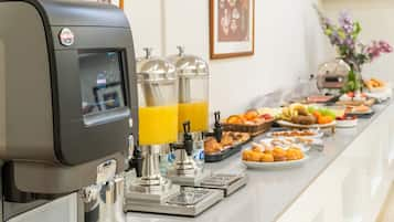 Daily buffet breakfast (EUR 9 per person)