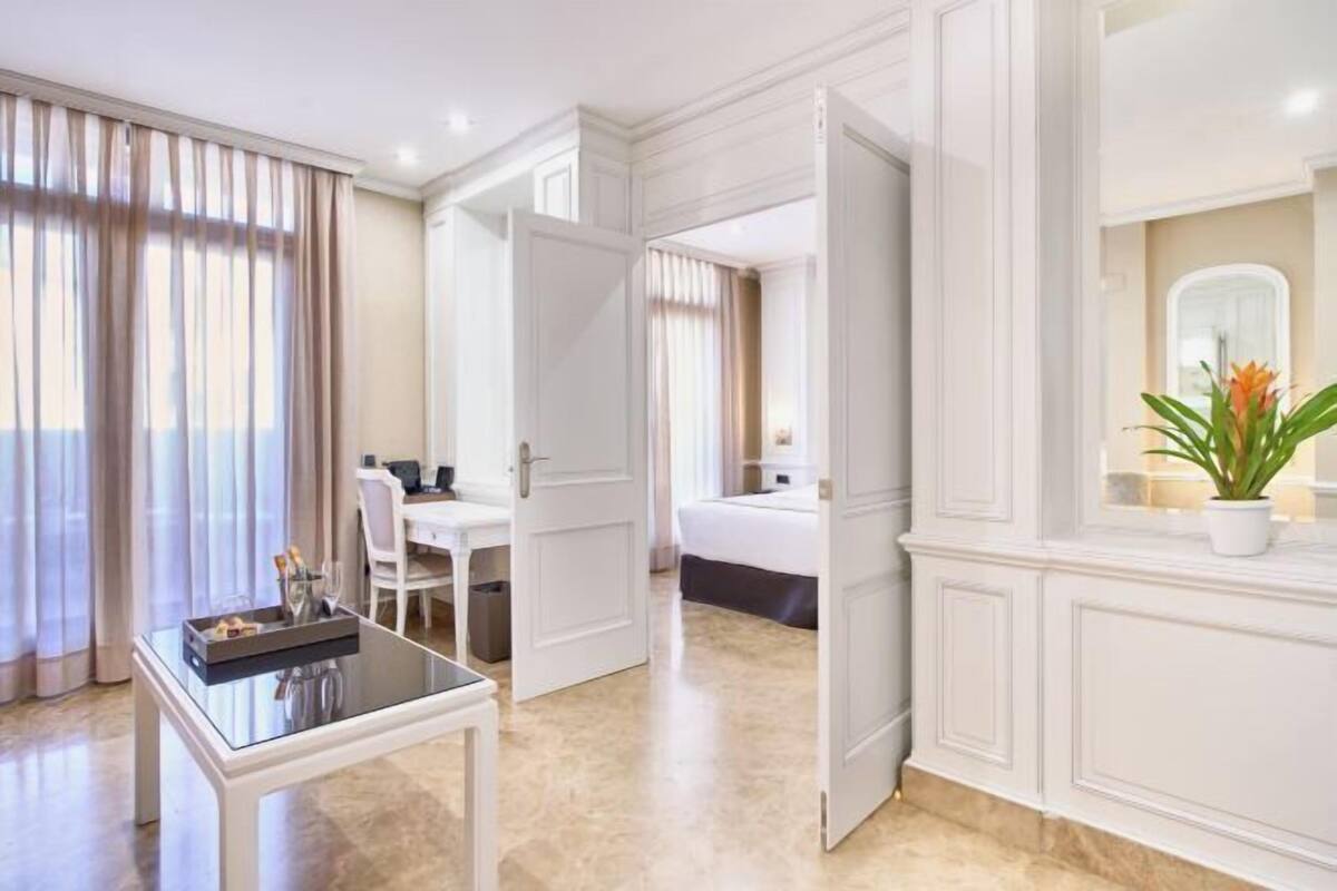 Bettwäsche aus ägyptischer Baumwolle, hochwertige Bettwaren, Minibar
