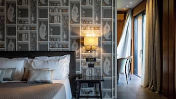 Executive-Suite | Hochwertige Bettwaren, Pillowtop-Betten, Minibar, Zimmersafe