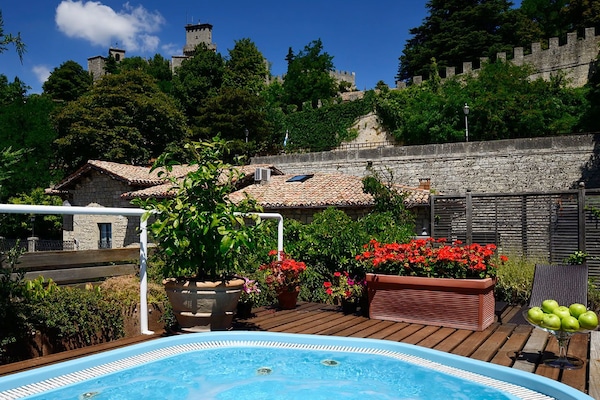 Idromassaggio all'aperto
