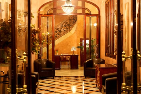 Sala de estar en el lobby
