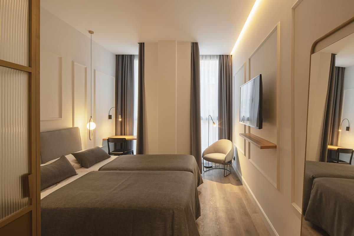 1 habitación, ropa de cama de alta calidad y colchones Select Comfort
