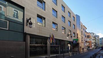 Façana frontal de l'allotjament