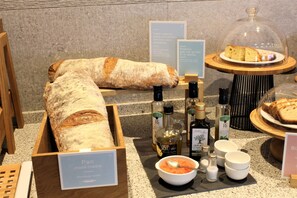 Daily buffet breakfast (EUR 15 per person)