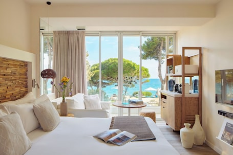 ME, Superior Room, Sea View | Premium bedding, minibar, in-room safe, desk. ME Ibiza - The Leading Hotels of the World