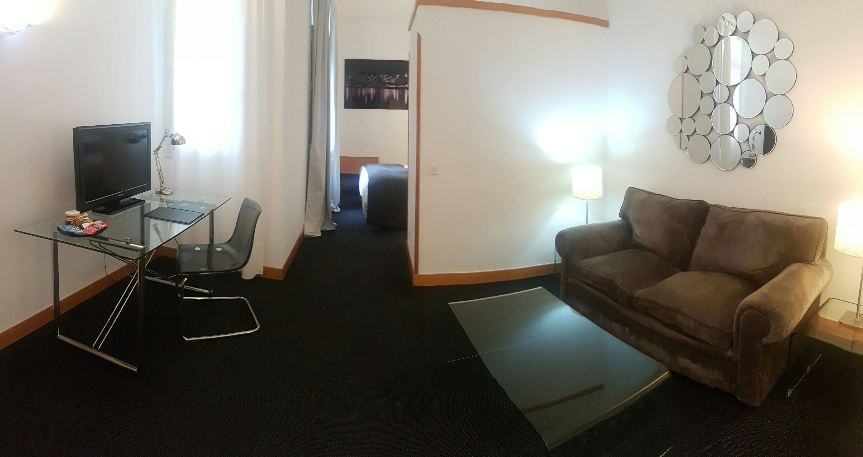 junior single room | living area | plasma tv