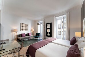 Junior Suite | Down comforters, minibar, in-room safe, individually decorated