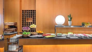 Daily buffet breakfast (EUR 14 per person)
