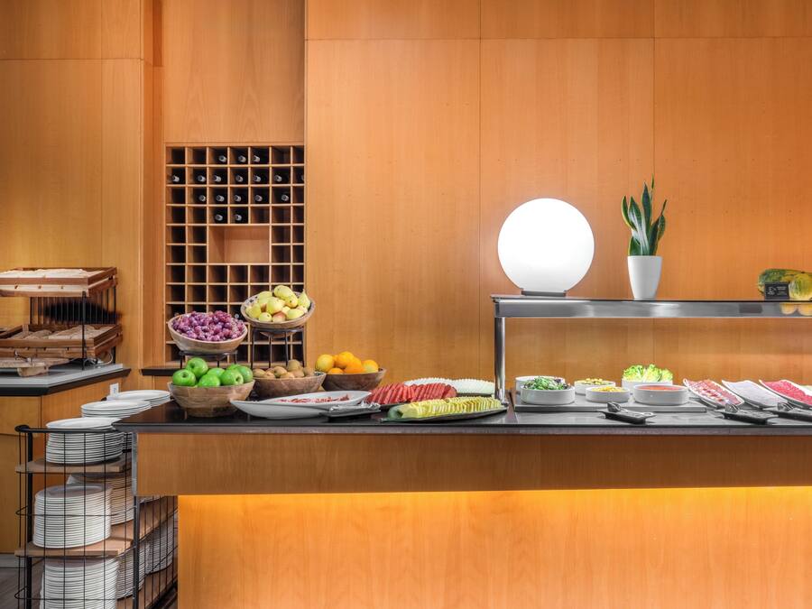 Daily buffet breakfast (EUR 14 per person)