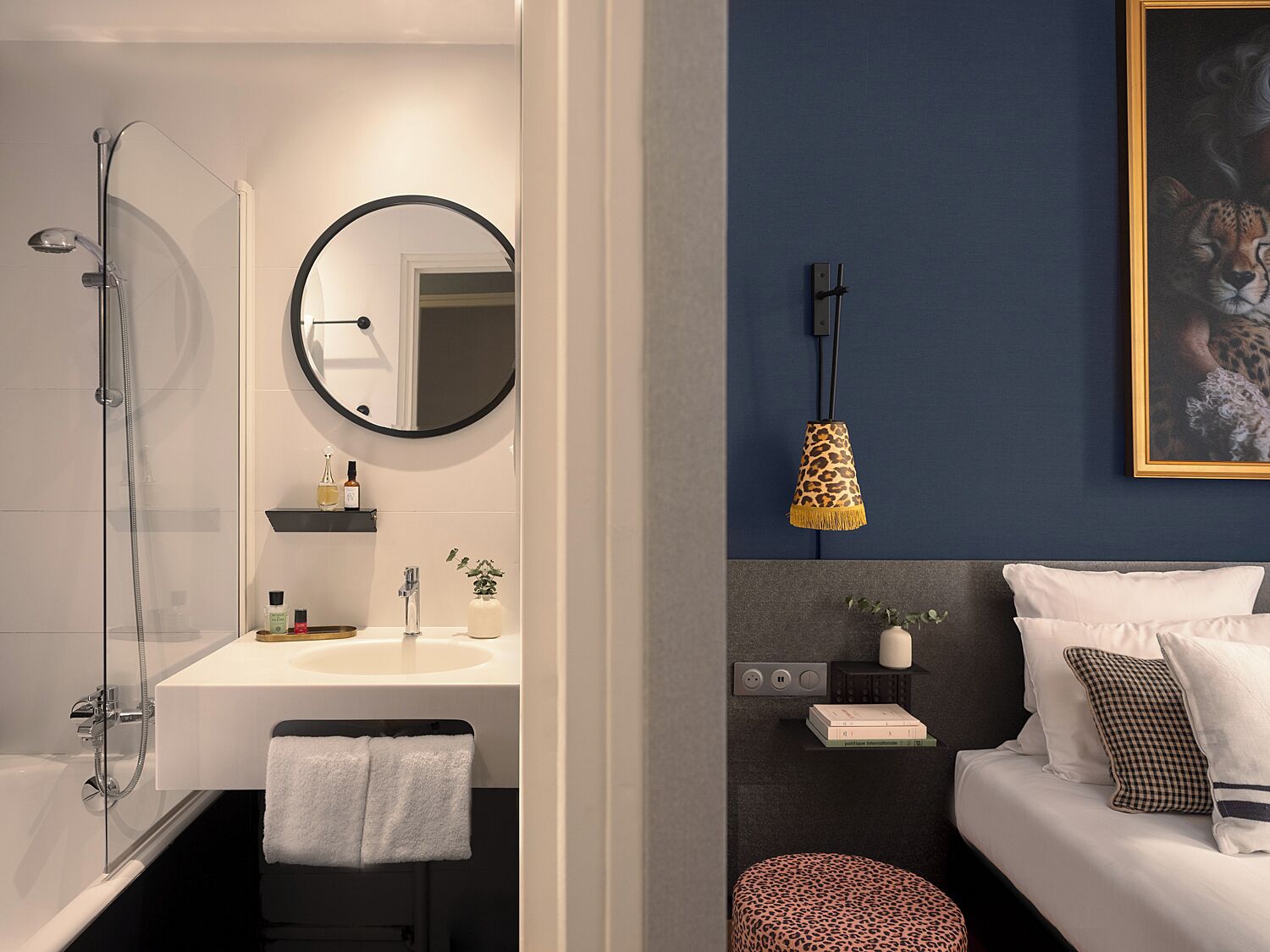 superior room, 1 queen bed, terrace | bathroom | shower, hair dryer, towels