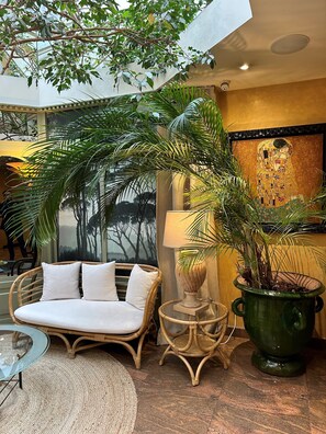 Lobby sitting area