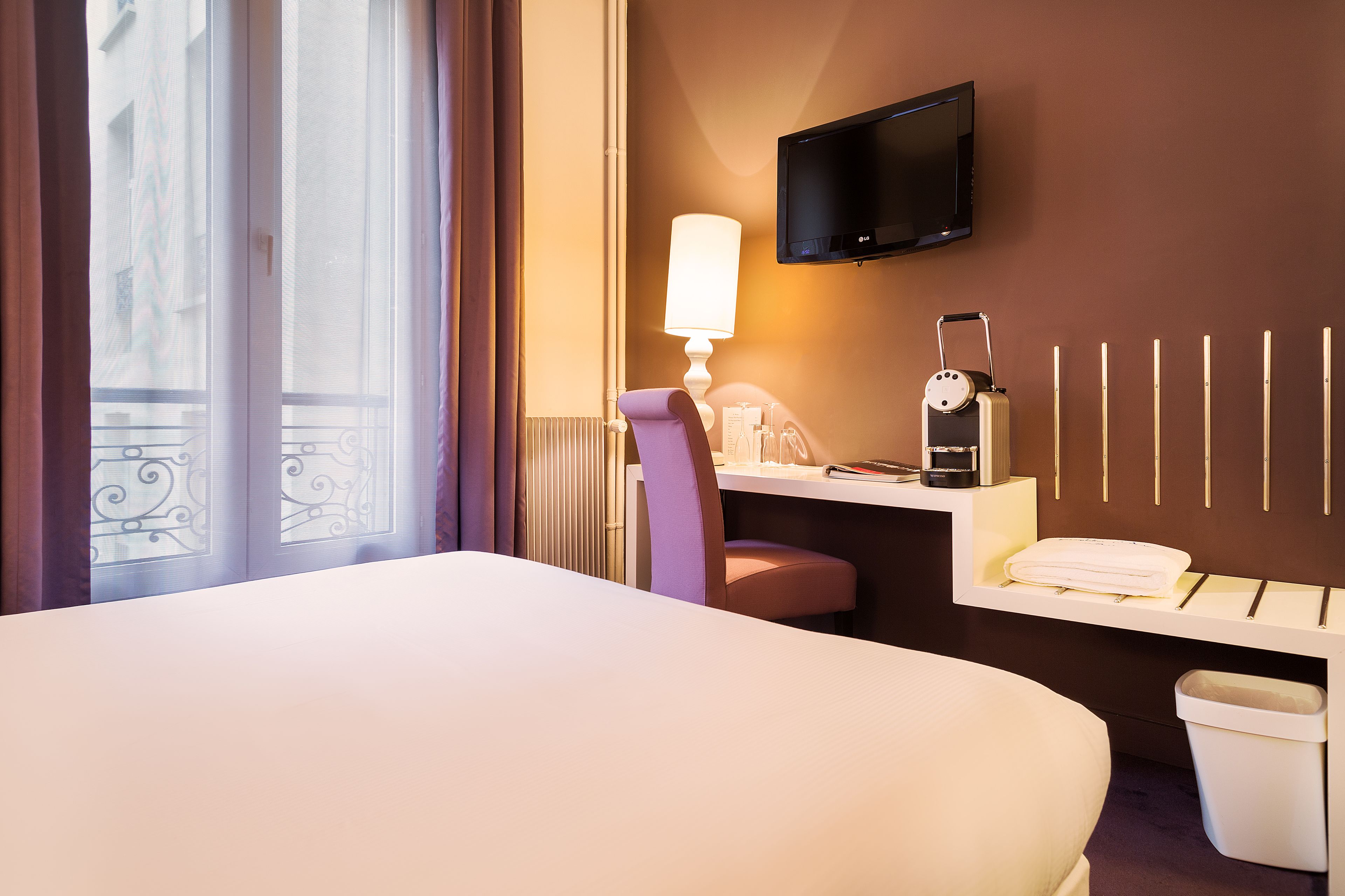 chambre deluxe double | 1 bedroom, minibar, in-room safe, desk