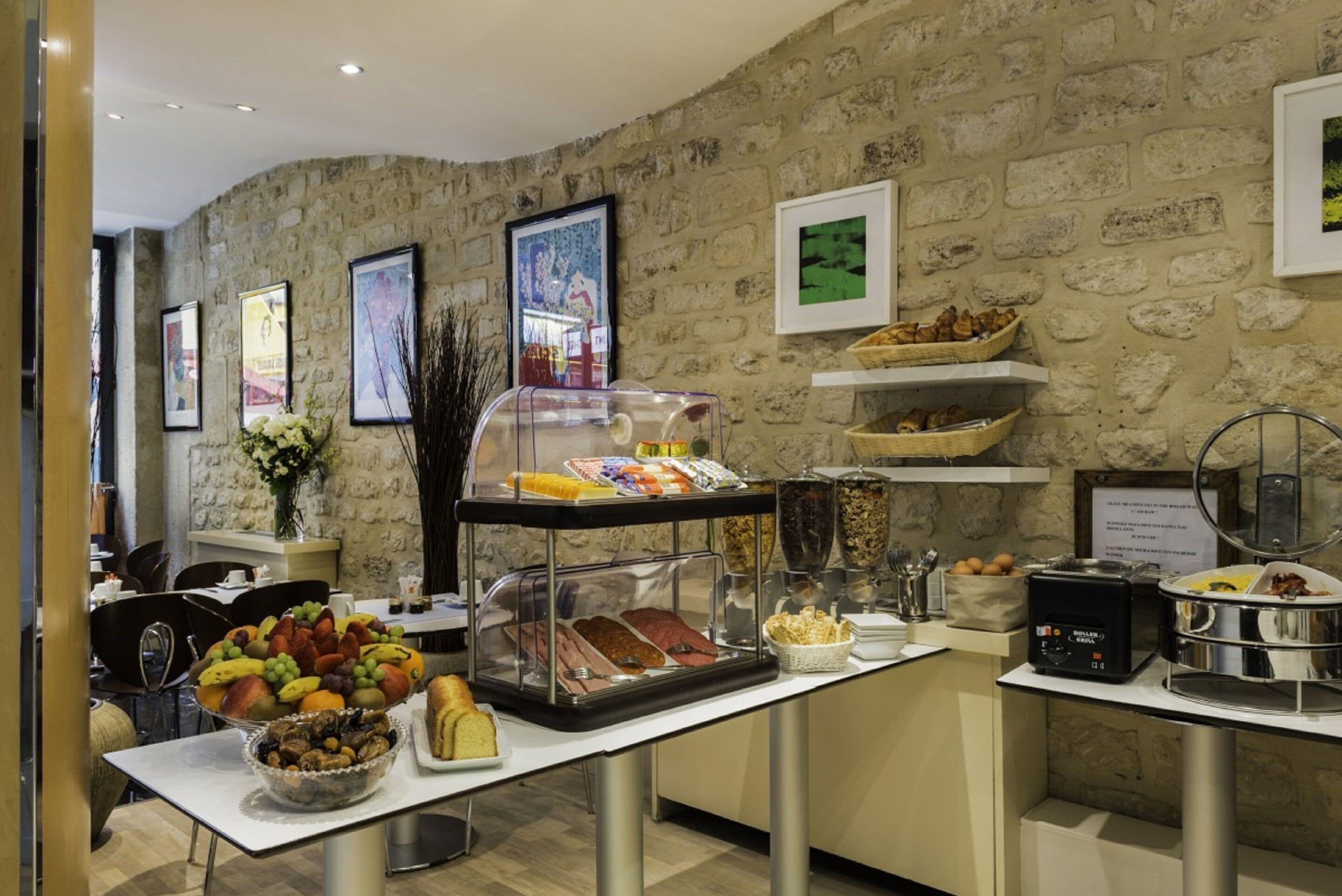 daily buffet breakfast (eur 16 per person)
