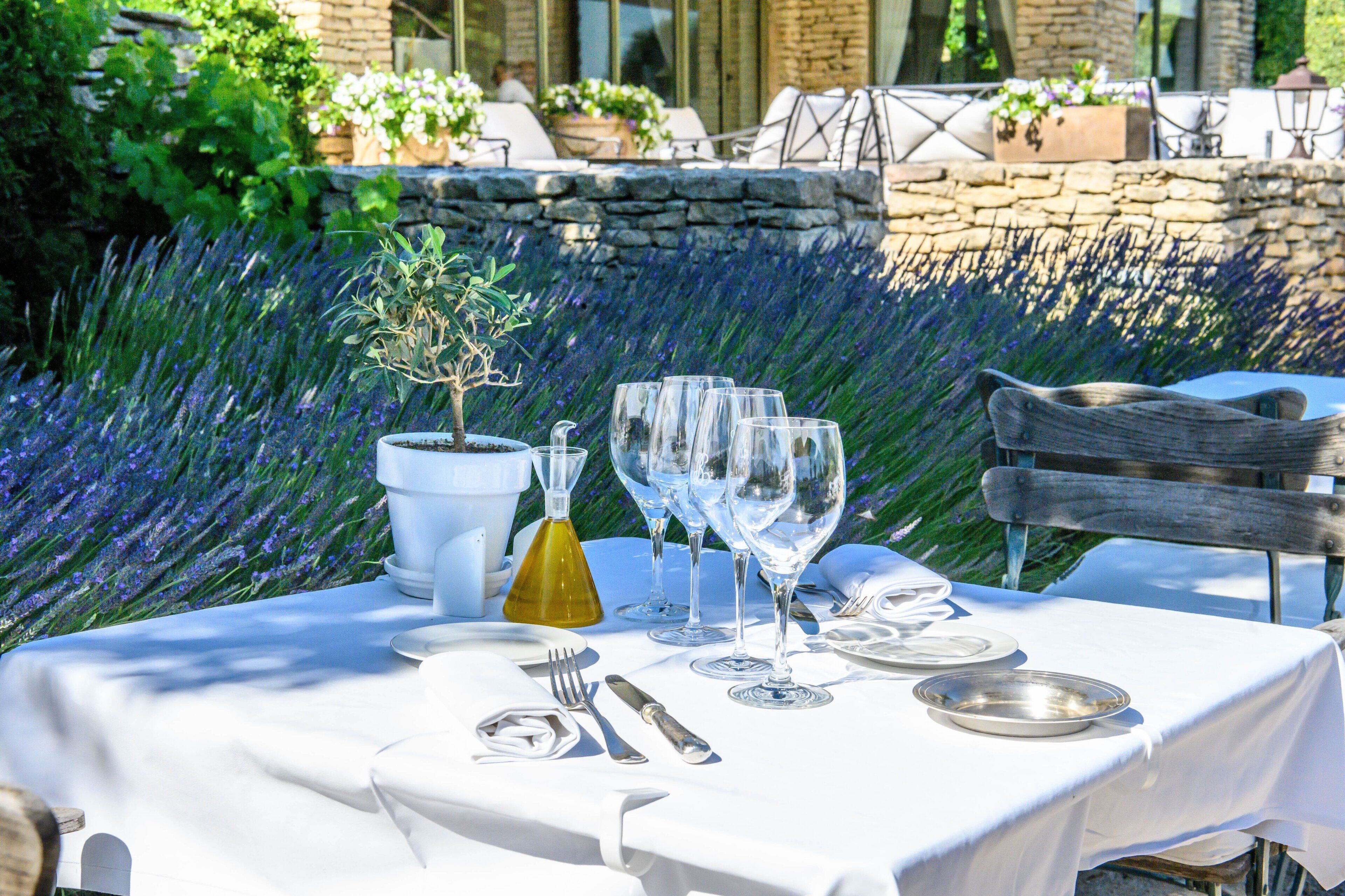 Dinner served, French cuisine