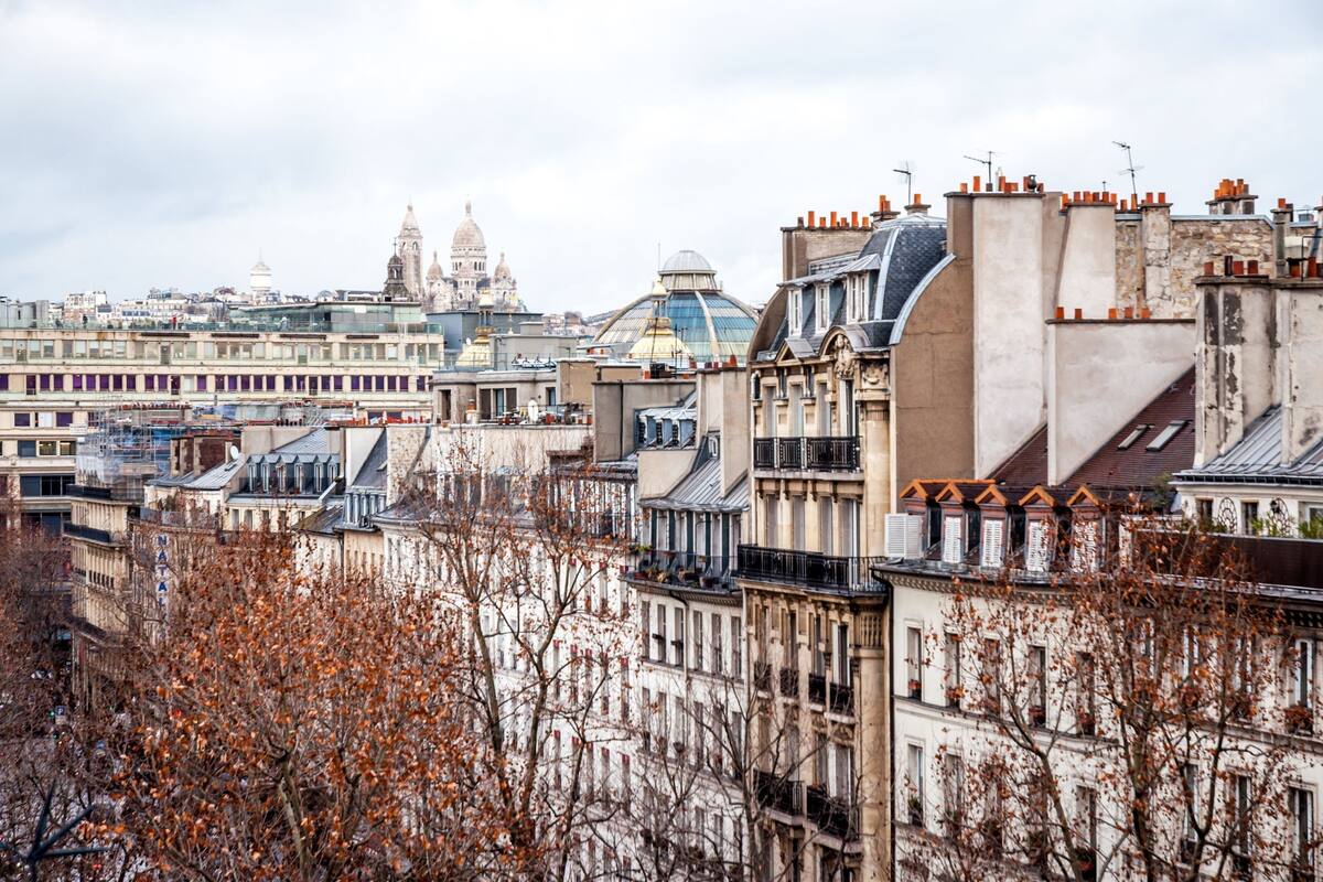 Duplex, 1 Queen Bed, Terrace (View of Sacre Coeur) | Minibar, in-room safe, desk, soundproofing