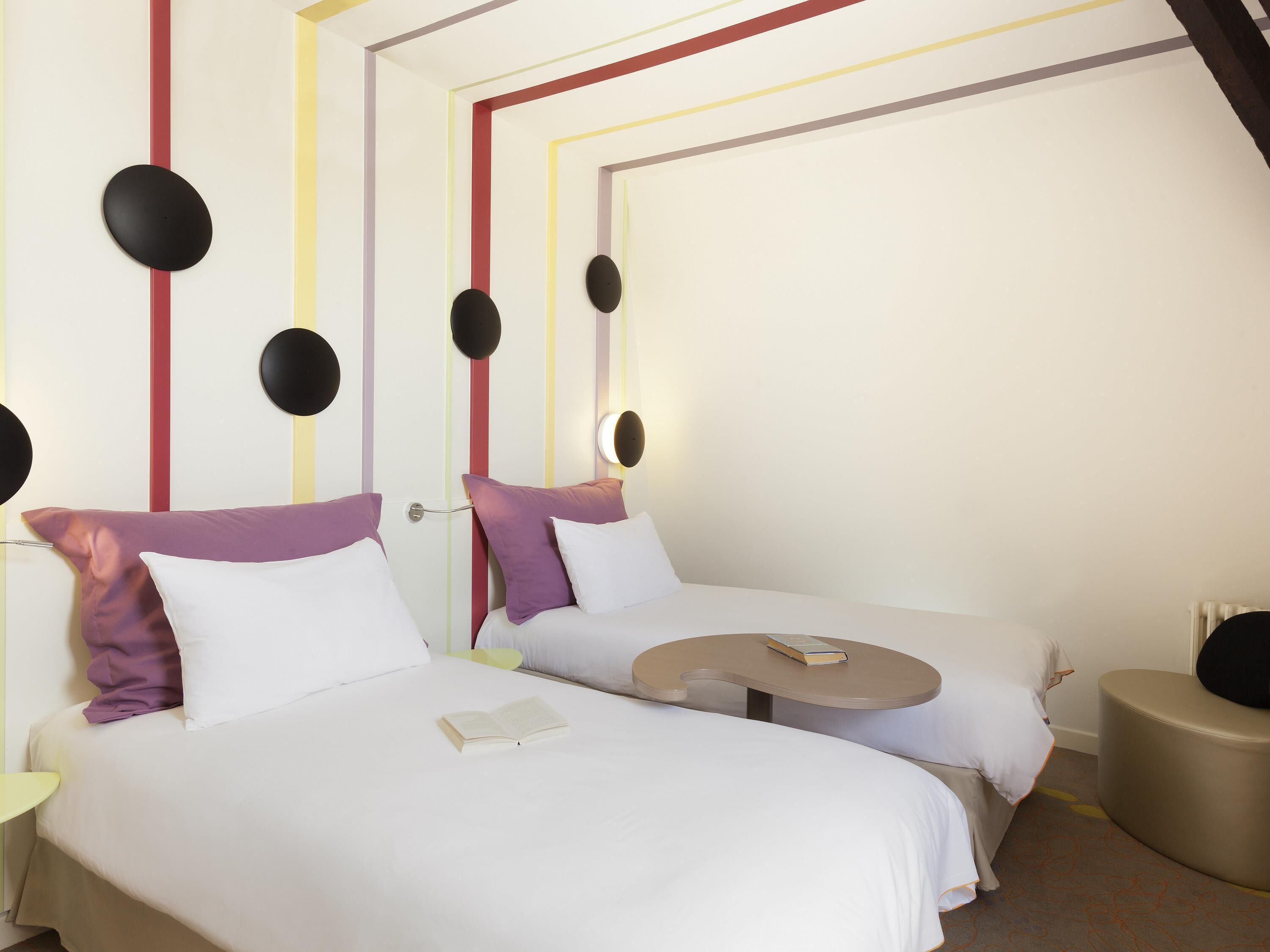 standard twin room, 2 single beds | laptop workspace, blackout curtains, soundproofing, free wifi