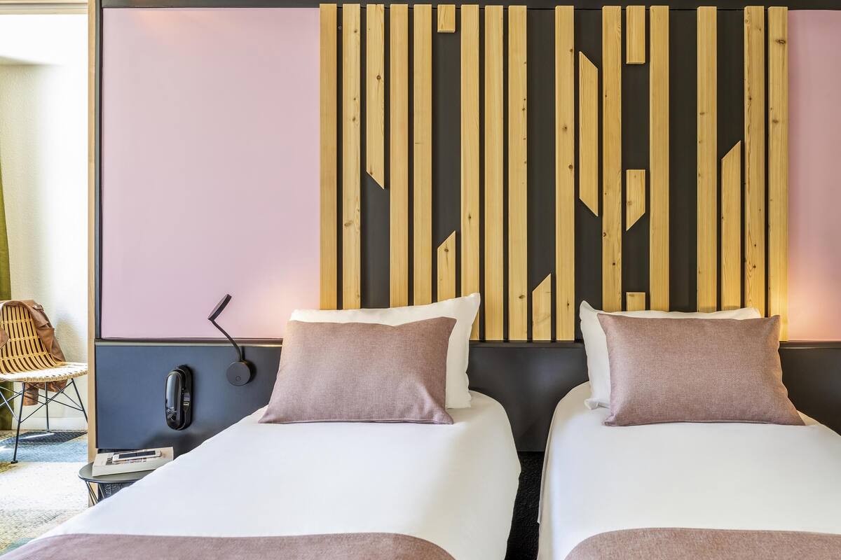 Chambre Standard, 2 lits une place | Bureau, chambres insonorisées, Wi-Fi gratuit