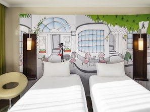Standard Twin Room, 2 Twin Beds | Desk, blackout drapes, soundproofing, iron/ironing board