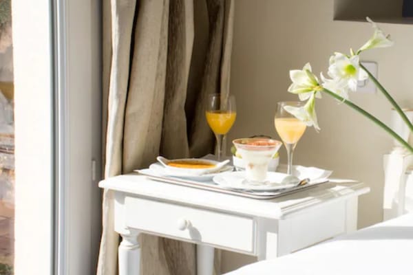 Superior Room, 1 Queen Bed, Terrace, Garden View | Premium bedding, in-room safe, desk, blackout drapes