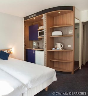 Comfort-Suite | Eigene Kochnische | Kühlschrank, Wasserkocher mit Kaffee-/Teezubehör