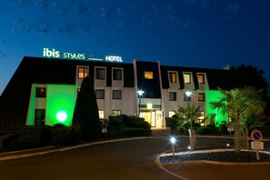 Front of property – evening/night