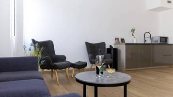 Familjerum | Sängtillbehör av högsta kvalitet, skrivbord och ljudisolering