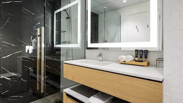 In-room safe, desk, laptop workspace, blackout drapes