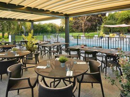 Outdoor pool, open 10:00 AM to 7:00 PM, sun loungers