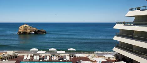 Blick von der Unterkunft