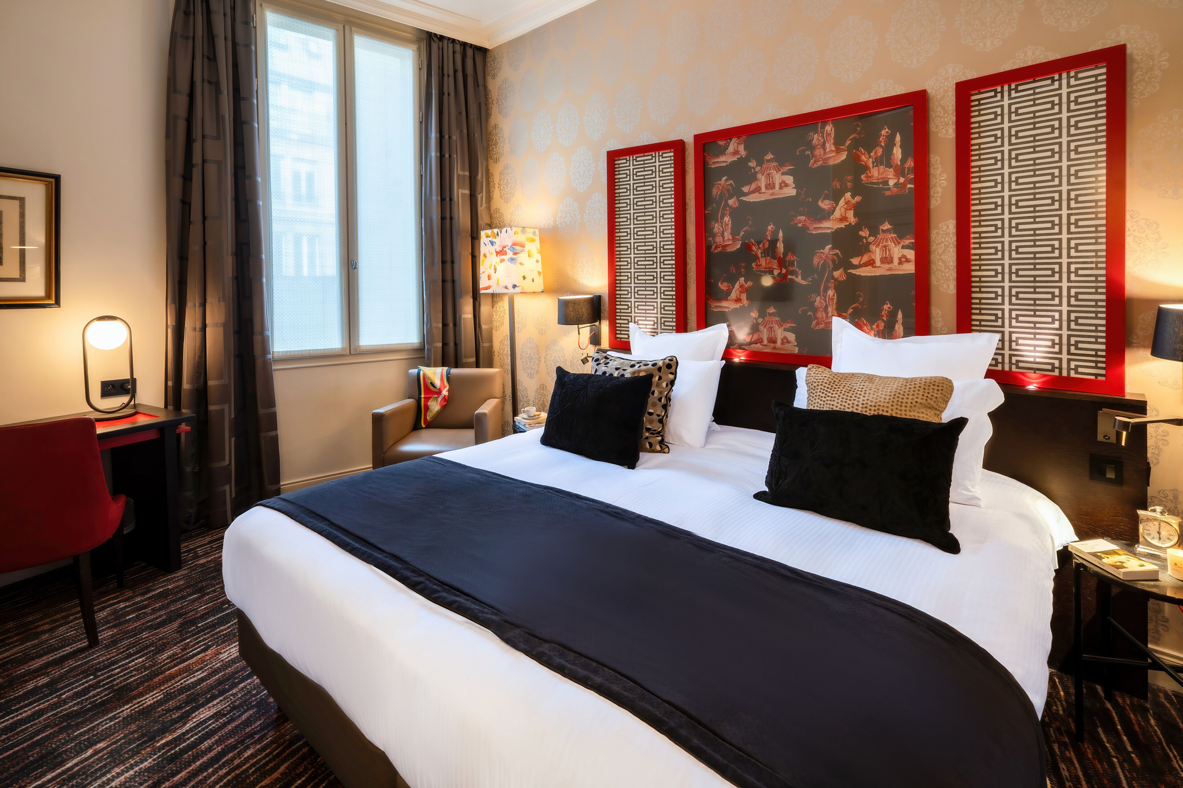 Superior Double Room, Courtyard View | Premium bedding, minibar, in-room safe, desk
