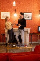 Siddeområde i lobbyen