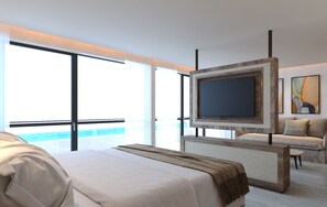 1 habitación, minibar, caja de seguridad en la habitación y escritorio 