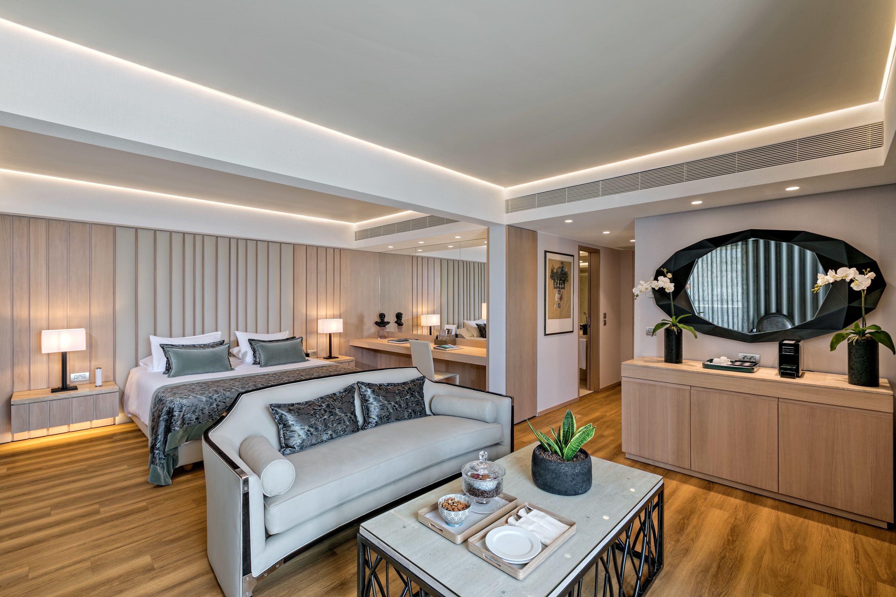 acropolis suite, terrace | 1 bedroom, hypo-allergenic bedding, minibar, in-room safe