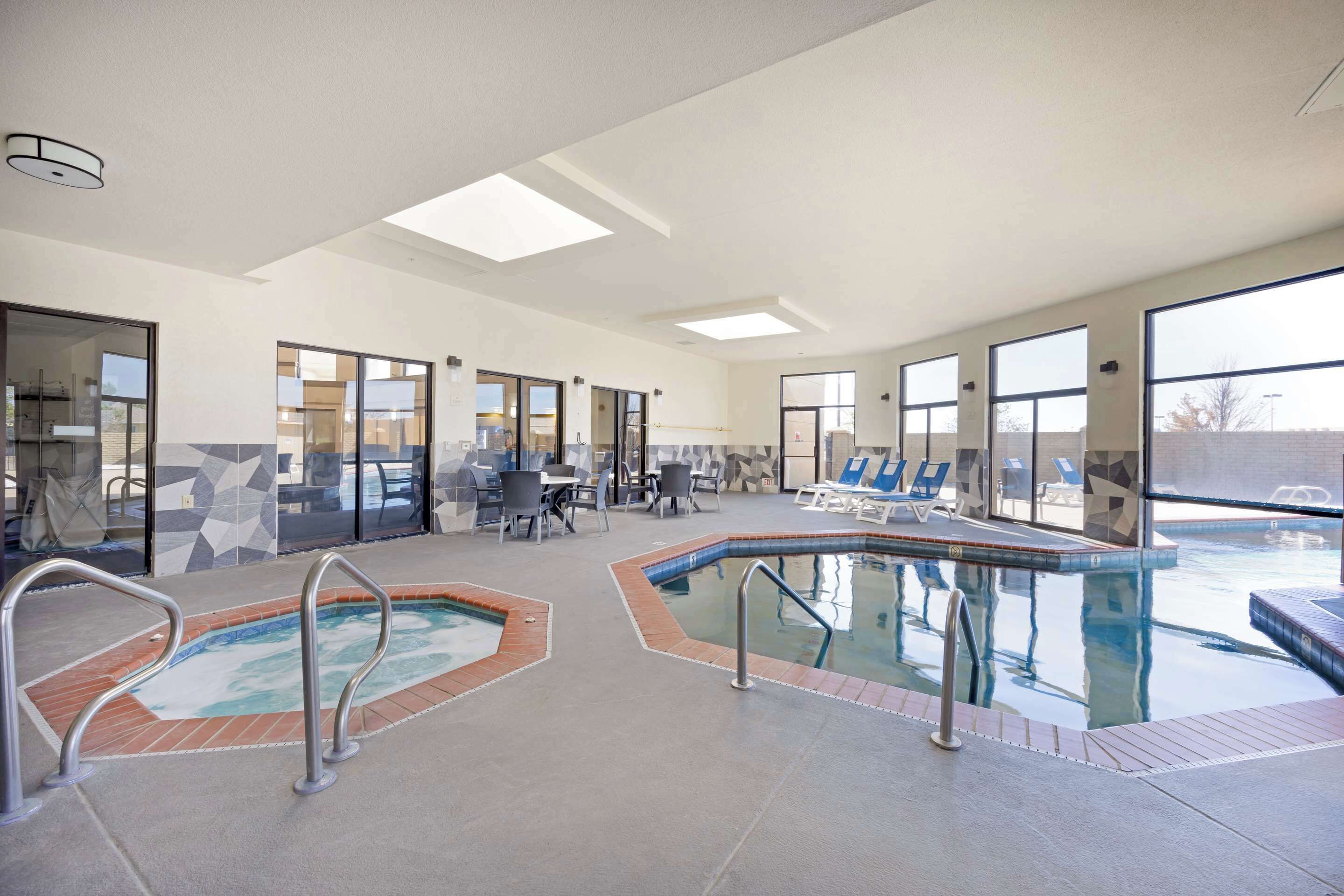 indoor pool, outdoor pool