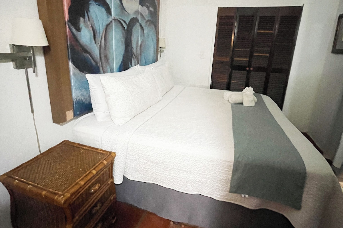 Klassiek appartement | Verduisterende gordijnen, een strijkplank/strijkijzer