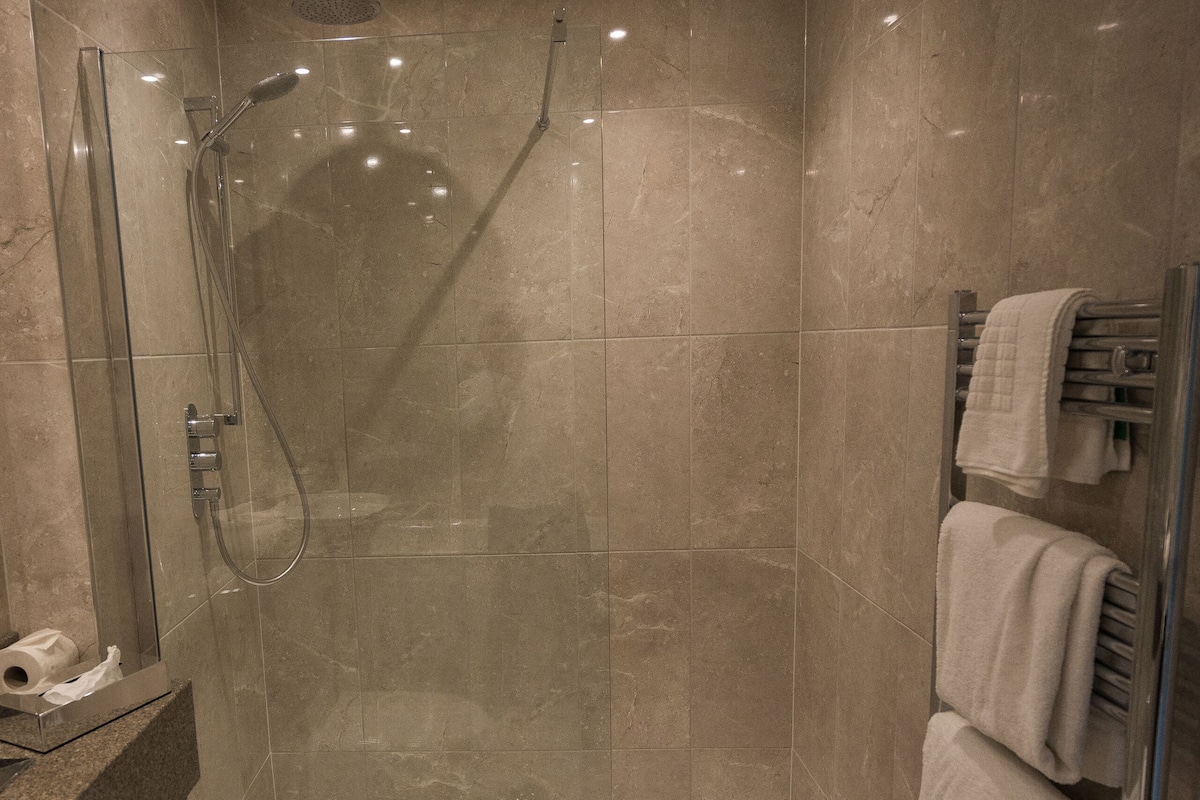 executive room, 1 king bed | bathroom | free toiletries, hair dryer, towels