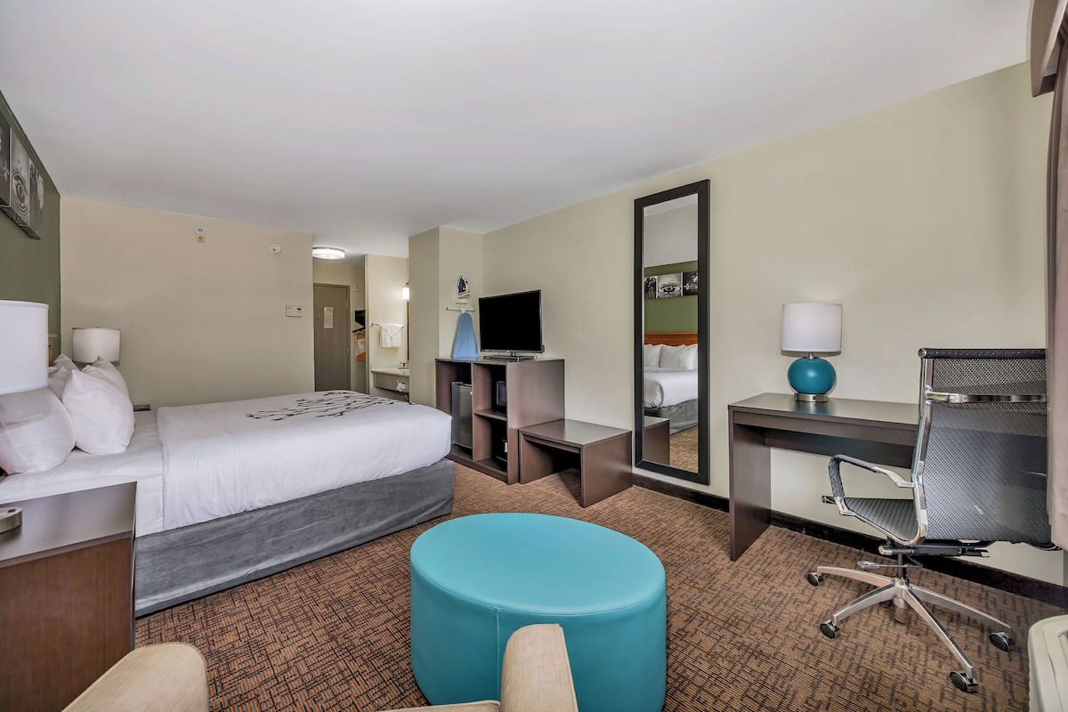 Standard Room, 1 King Bed, Non Smoking | In-room safe, blackout drapes, iron/ironing board