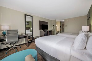 Room, 2 Queen Beds, Non Smoking | In-room safe, blackout drapes, iron/ironing board