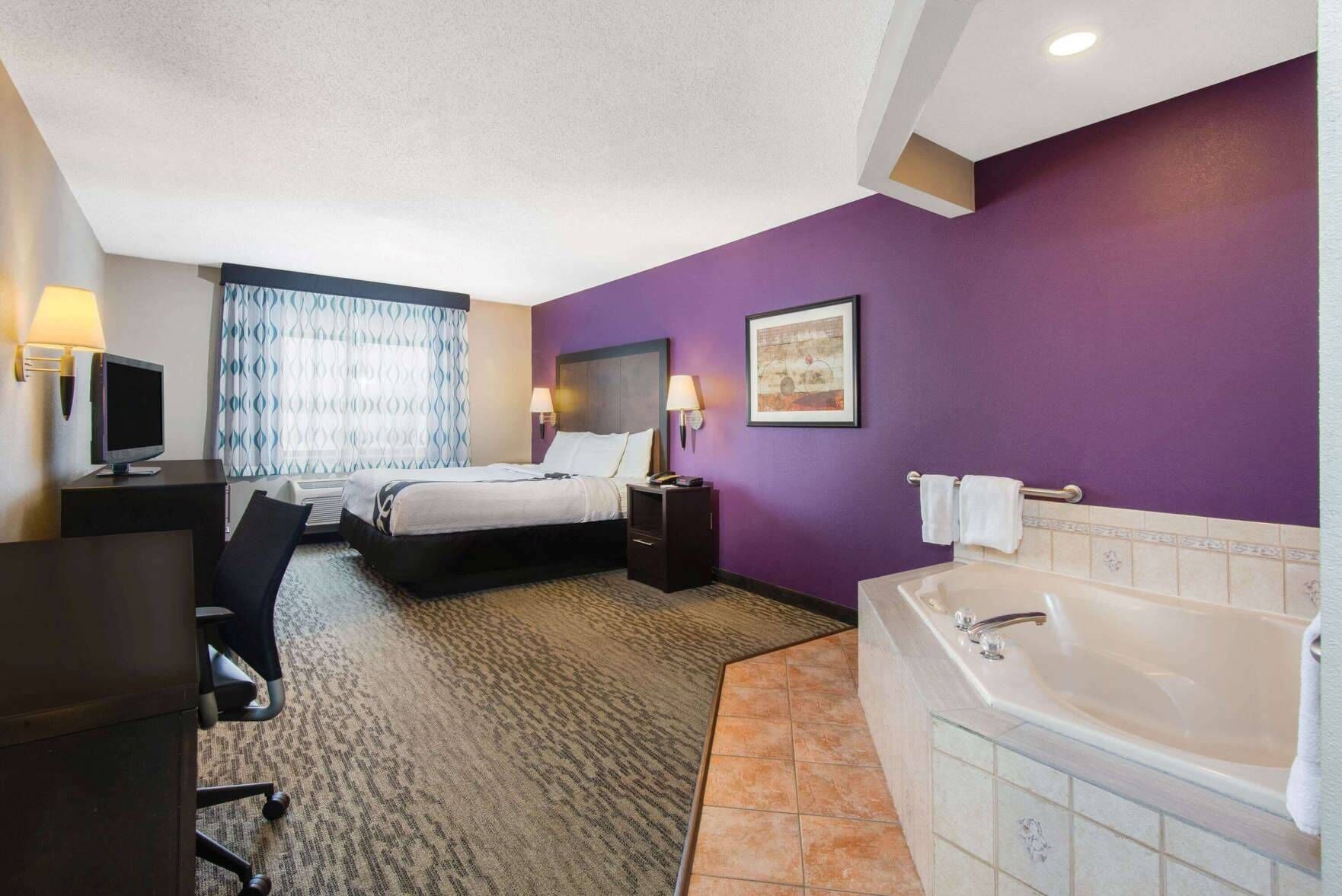 Premium bedding, pillowtop beds, in-room safe, desk