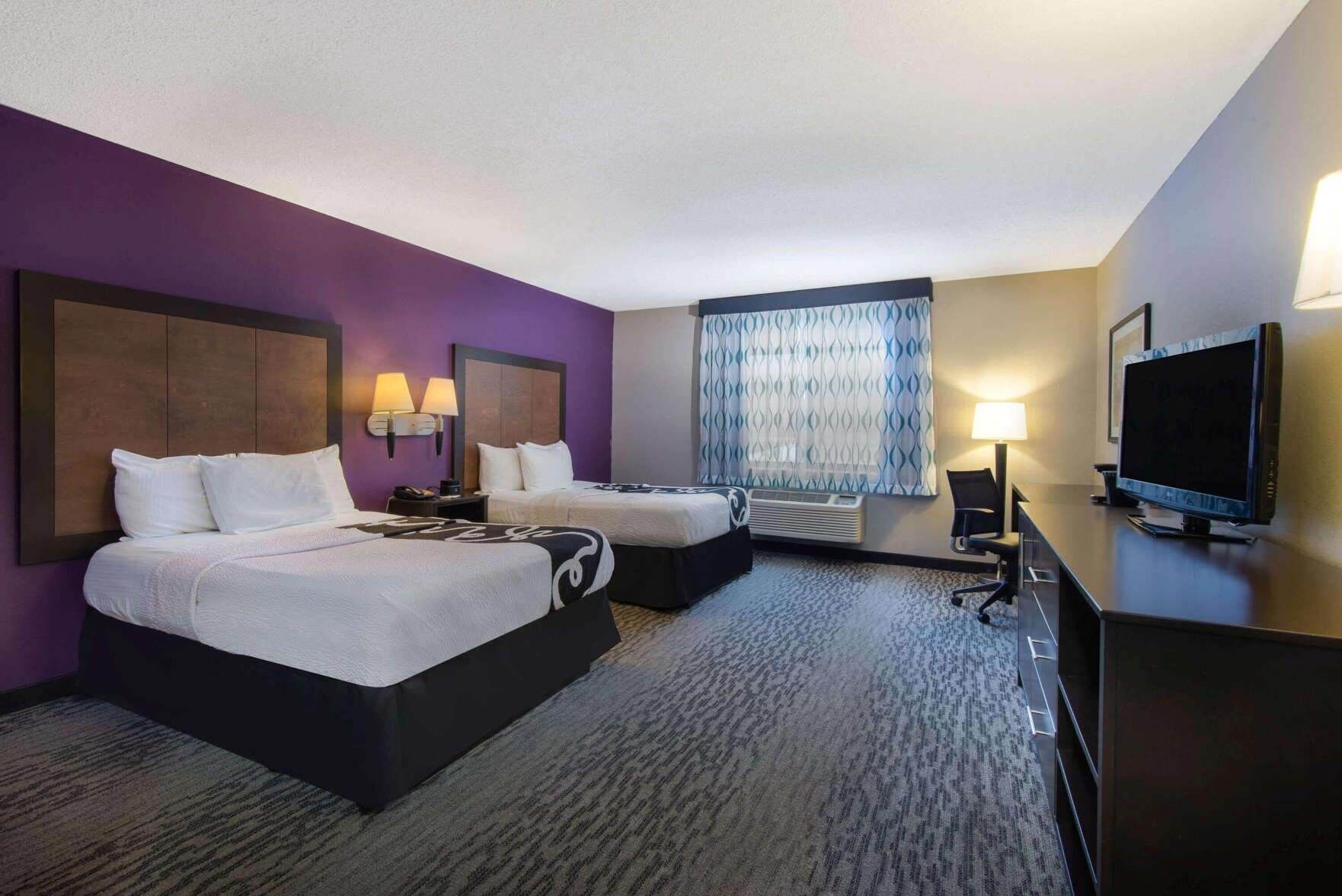 Premium bedding, pillowtop beds, in-room safe, desk