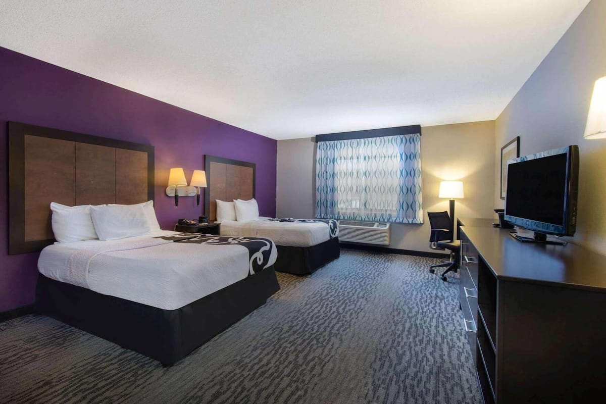 Premium bedding, pillowtop beds, in-room safe, desk