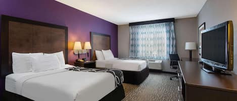 Room, 2 Double Beds, Accessible, Non Smoking (Mobility Accessible) | Premium bedding, pillow-top beds, in-room safe, desk