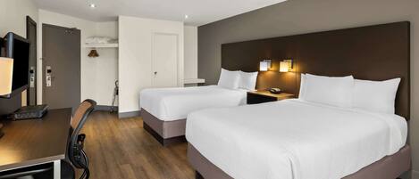 Standard Room, 2 Double Beds, Non Smoking, Refrigerator